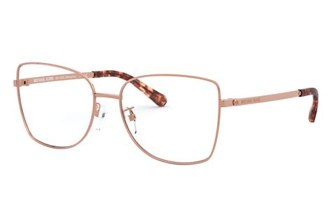 michael kors glasses frames clear rose gold|michael kors rose gold satchel.